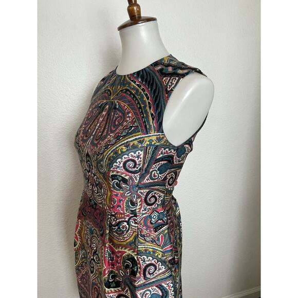 Nanette Lepore Dress Mini Sheath Silk Multicolor Print - Picture 5 of 12